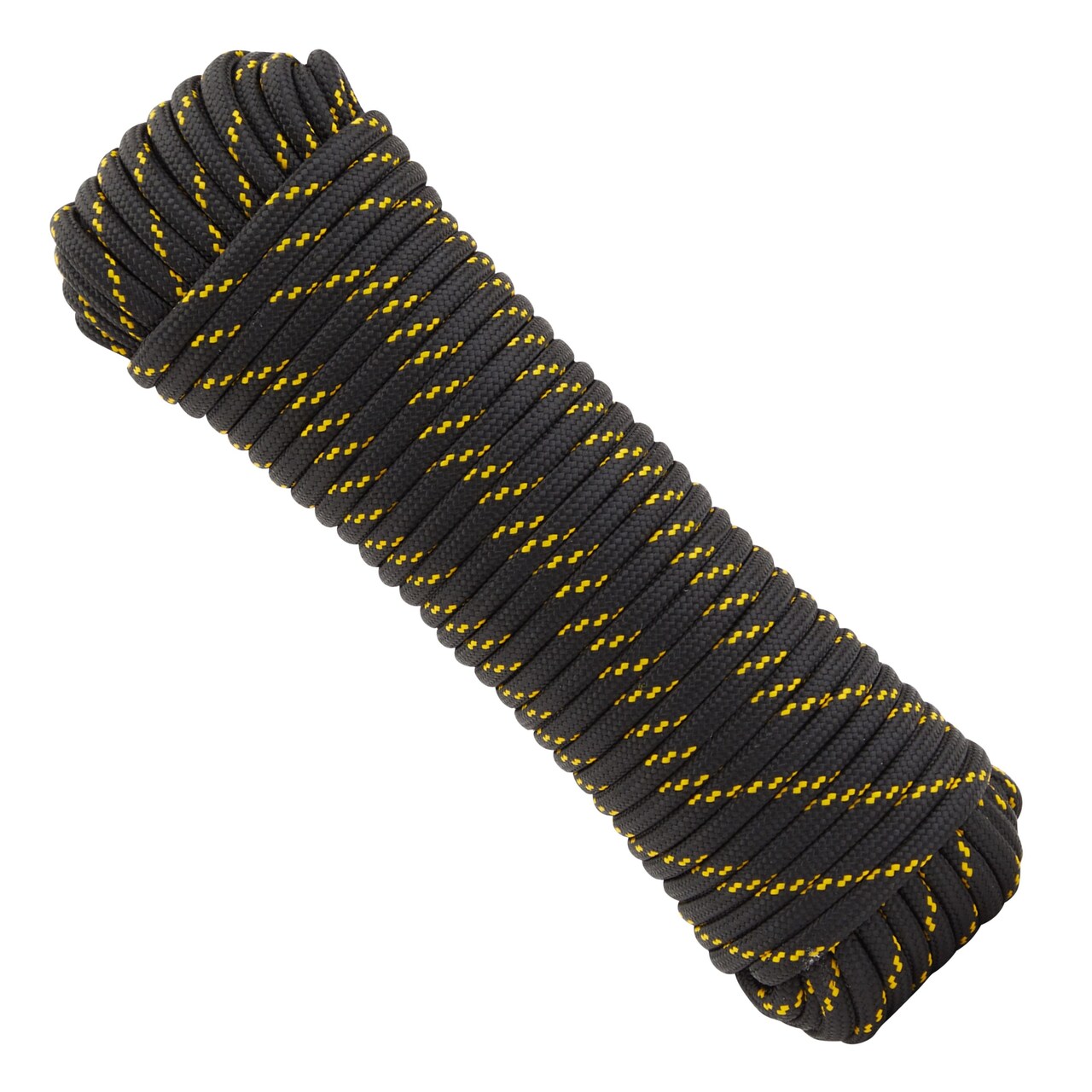 3/8 Inch x 100 Ft Braided Polyester Rope for Knot Tying Practice, Camping,  Boats, Trailer Tie Down, Pinata
